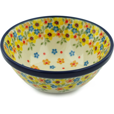 Polish Pottery Bowl 5" Country Spring