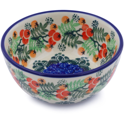 Polish Pottery Bowl 5&quot; Currant Tomatoes