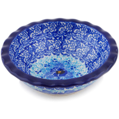 Polish Pottery Bowl 5&quot; Deep Winter UNIKAT