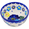 Polish Pottery Bowl 5" Endless Summer UNIKAT