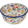 Polish Pottery Bowl 5&quot; Fall Branches UNIKAT