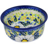 Polish Pottery Bowl 5&quot; Floral Fantasy UNIKAT