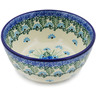 Polish Pottery Bowl 5&quot; Forget Me Not UNIKAT
