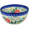 Polish Pottery Bowl 5&quot; Fresh Happiness UNIKAT