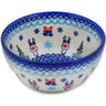 Polish Pottery Bowl 5&quot; Frosty Bliss UNIKAT