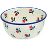 Polish Pottery Bowl 5&quot; Full Bloom