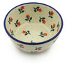 Polish Pottery Bowl 5&quot; Full Bloom