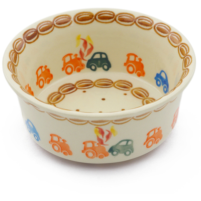 Polish Pottery Bowl 5&quot; Go Car