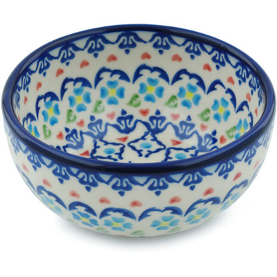 Polish Pottery Bowl 5" Graphic Armor