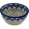 Polish Pottery Bowl 5" Grey Goose