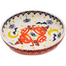 Polish Pottery Bowl 5&quot; Halloween Spooky Pumpkin