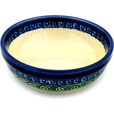 Polish Pottery Bowl 5&quot; Harlequin UNIKAT