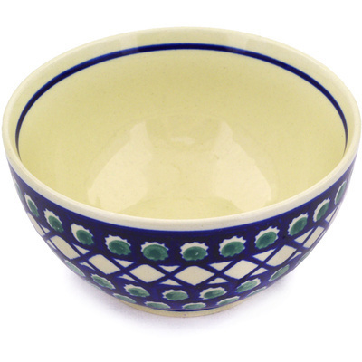 Polish Pottery Bowl 5&quot; Illusion