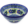 Polish Pottery Bowl 5" Infinity Flower