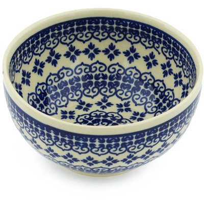 Polish Pottery Bowl 5&quot; Kuchen And Kisses