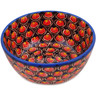 Polish Pottery Bowl 5&quot; Later Gator UNIKAT