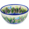 Polish Pottery Bowl 5&quot; Lavender Lake UNIKAT