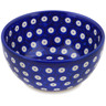 Polish Pottery Bowl 5&quot; Lovely Blue Eyes