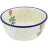Polish Pottery Bowl 5&quot; Lovely Rose