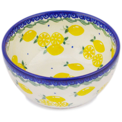 Polish Pottery Bowl 5" Main Squeeze