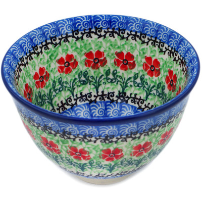 Polish Pottery Bowl 5&quot; Maraschino