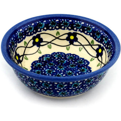 Polish Pottery Bowl 5&quot; Marguerite Daisy