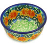Polish Pottery Bowl 5&quot; Marigold Chain UNIKAT
