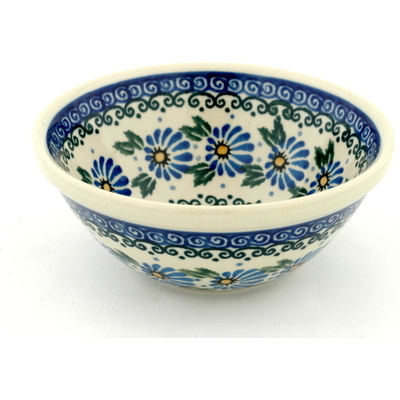 Polish Pottery Bowl 5&quot; Marigold Morning
