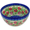 Polish Pottery Bowl 5&quot; Midsummer Bloom
