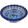 Polish Pottery Bowl 5&quot; Morning Glory UNIKAT