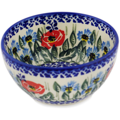 Polish Pottery Bowl 5" Open Fields