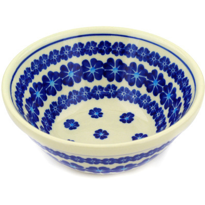Polish Pottery Bowl 5&quot; Petal Power