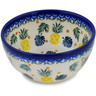 Polish Pottery Bowl 5&quot; Pineapple Parade