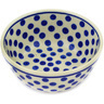 Polish Pottery Bowl 5&quot; Polka Dot Delight