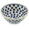 Polish Pottery Bowl 5&quot; Polka Dot Delight