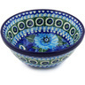 Polish Pottery Bowl 5&quot; Powder Puff UNIKAT