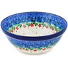 Polish Pottery Bowl 5&quot; Princess In A Red Dress