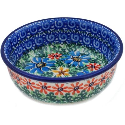 Polish Pottery Bowl 5&quot; Profusion UNIKAT