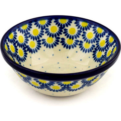 Polish Pottery Bowl 5&quot; Radient Scales