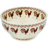 Polish Pottery Bowl 5&quot; Retro Rooster
