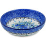 Polish Pottery Bowl 5&quot; Rhapsody In Blue UNIKAT
