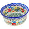 Polish Pottery Bowl 5&quot; Ring Of Meadow Flowers