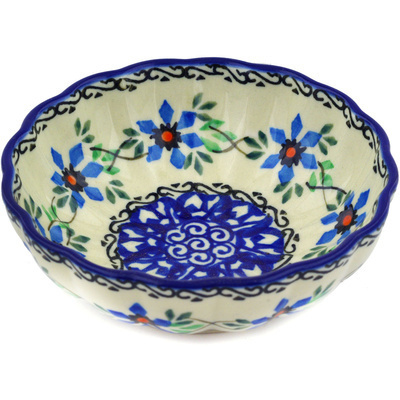 Polish Pottery Bowl 5&quot; Shady Spring
