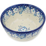 Polish Pottery Bowl 5&quot; Sky Full Of Flowers UNIKAT