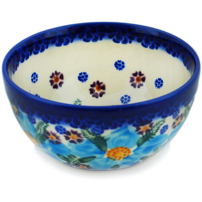 Polish Pottery Bowl 5&quot; Soft Touch UNIKAT