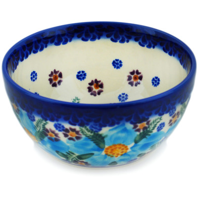 Polish Pottery Bowl 5" Soft Touch UNIKAT