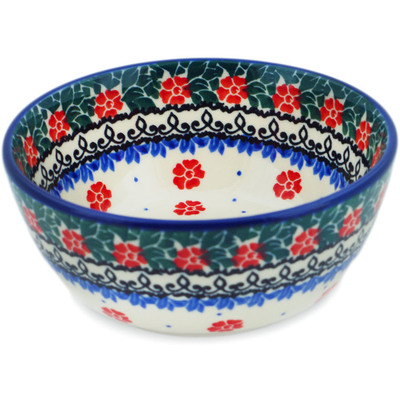 Polish Pottery Bowl 5" Spring Butterfly