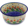 Polish Pottery Bowl 5&quot; Spring Flowers