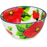 Polish Pottery Bowl 5&quot; Spring&#039;s Bloom UNIKAT