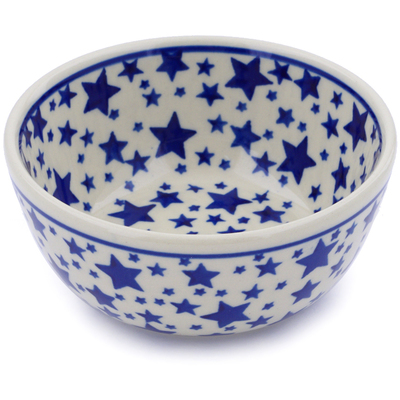 Polish Pottery Bowl 5" Starlight
